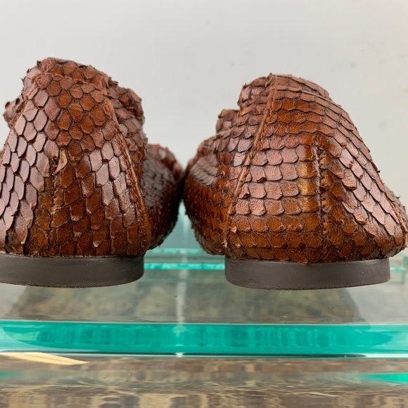 Tory Burch Brown Leather Casual Ballet Flats 7M - Picture 7 of 8